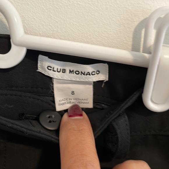 CLUB MONACO | NWOT Black straight leg pants - Picture 2 of 3